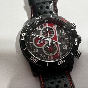 Citizen Collectible Matt Kenseth Limited Edition Eco Drive Mens Black Watch